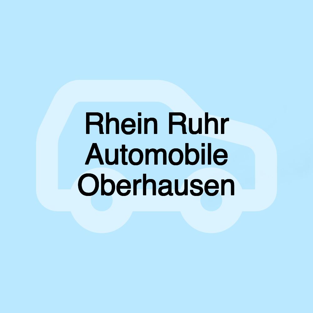 Rhein Ruhr Automobile Oberhausen