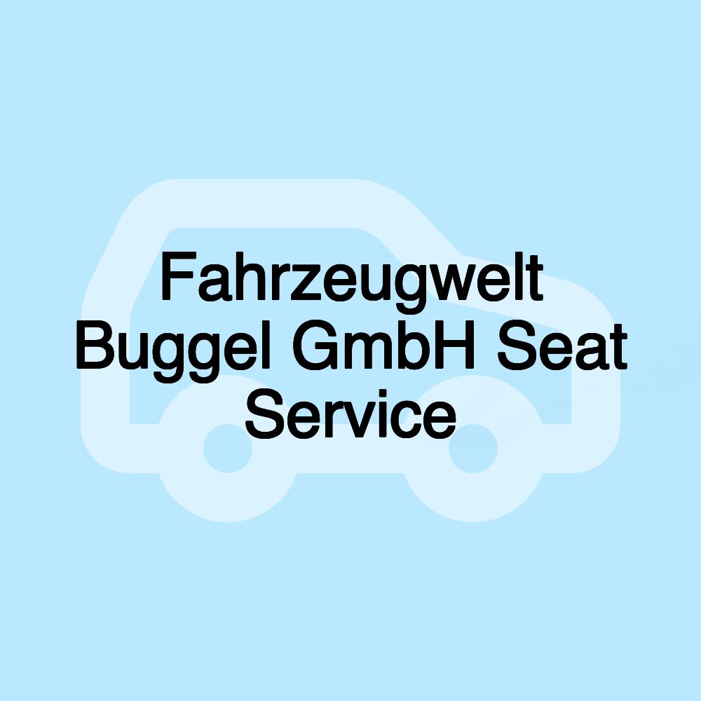 Fahrzeugwelt Buggel GmbH Seat Service