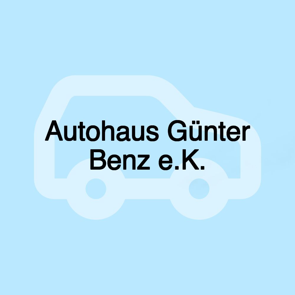 Autohaus Günter Benz e.K.