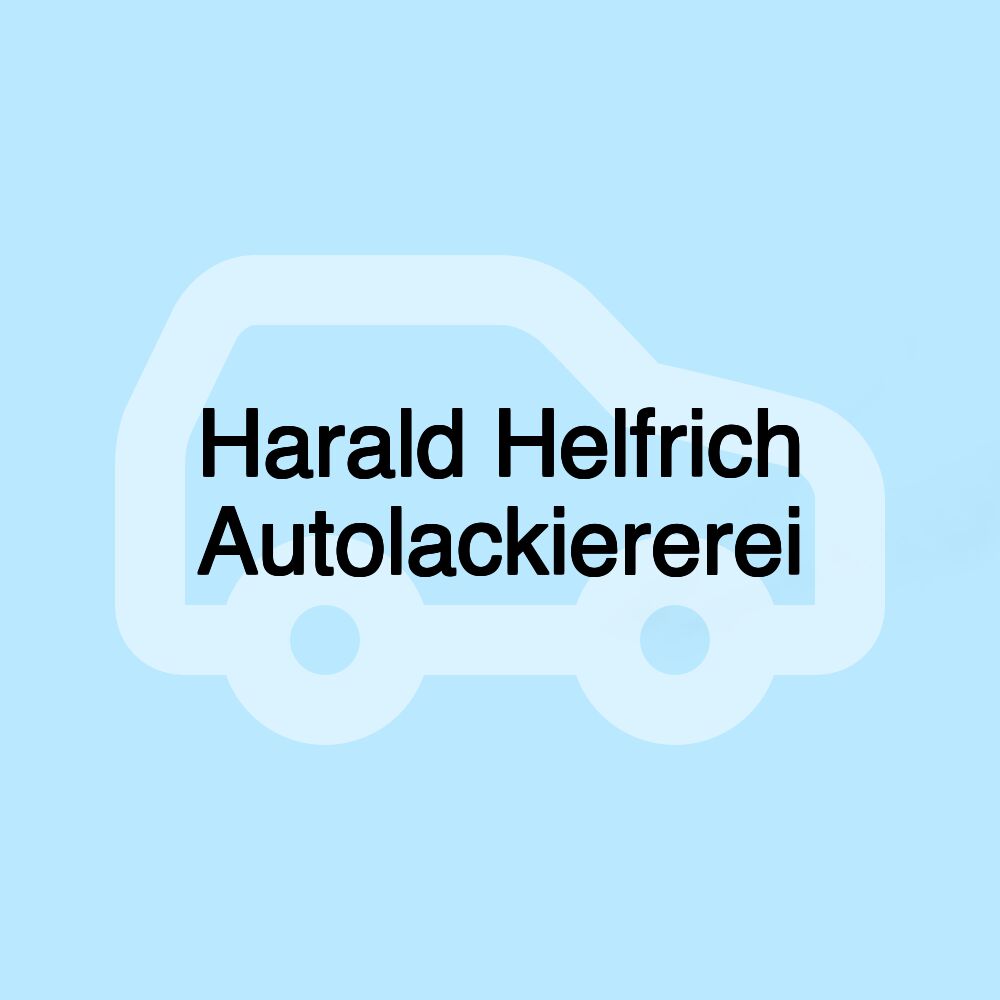 Harald Helfrich Autolackiererei