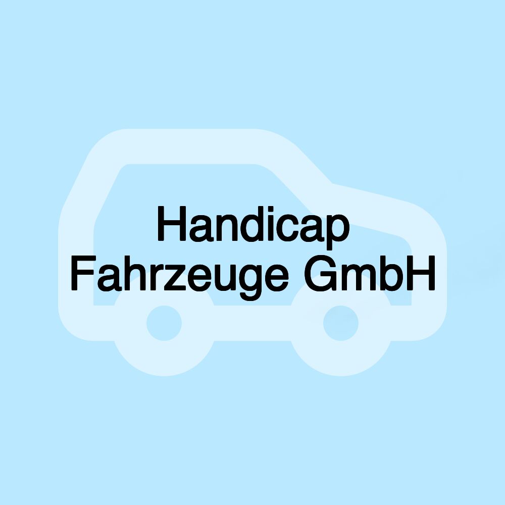 Handicap Fahrzeuge GmbH