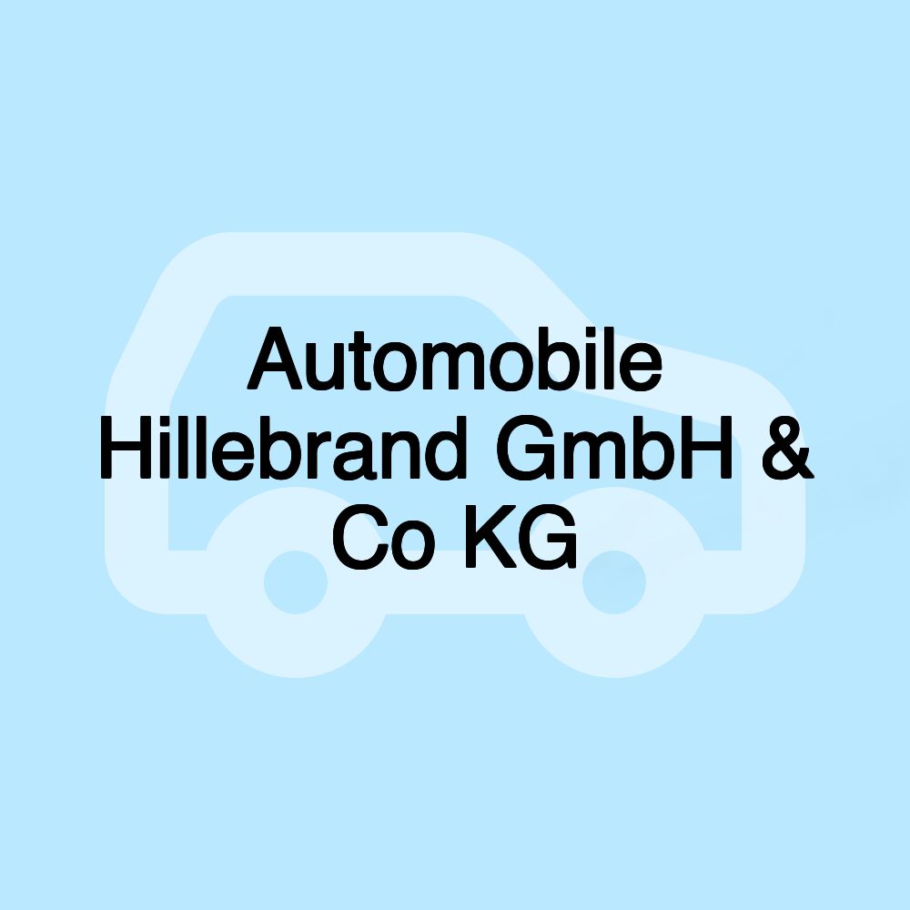 Automobile Hillebrand GmbH & Co KG