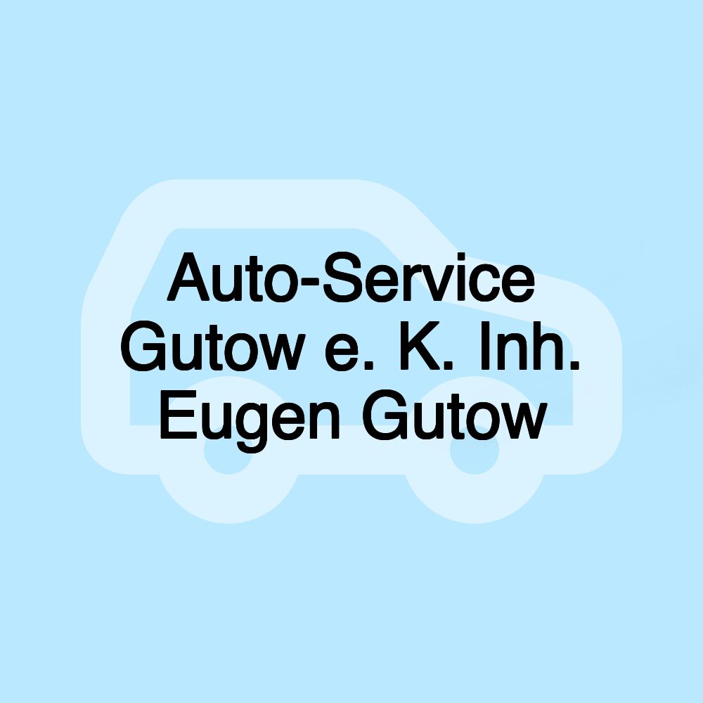 Auto-Service Gutow e. K. Inh. Eugen Gutow