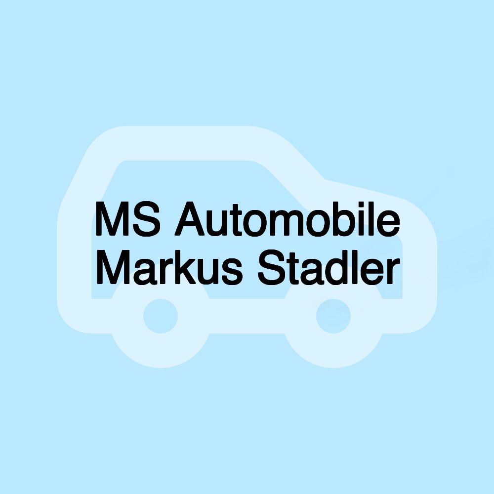 MS Automobile Markus Stadler