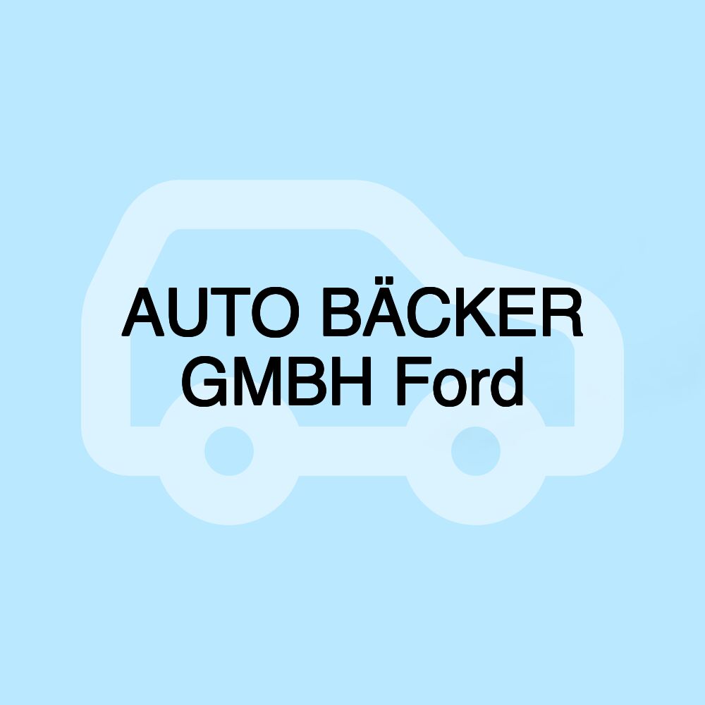 AUTO BÄCKER GMBH Ford