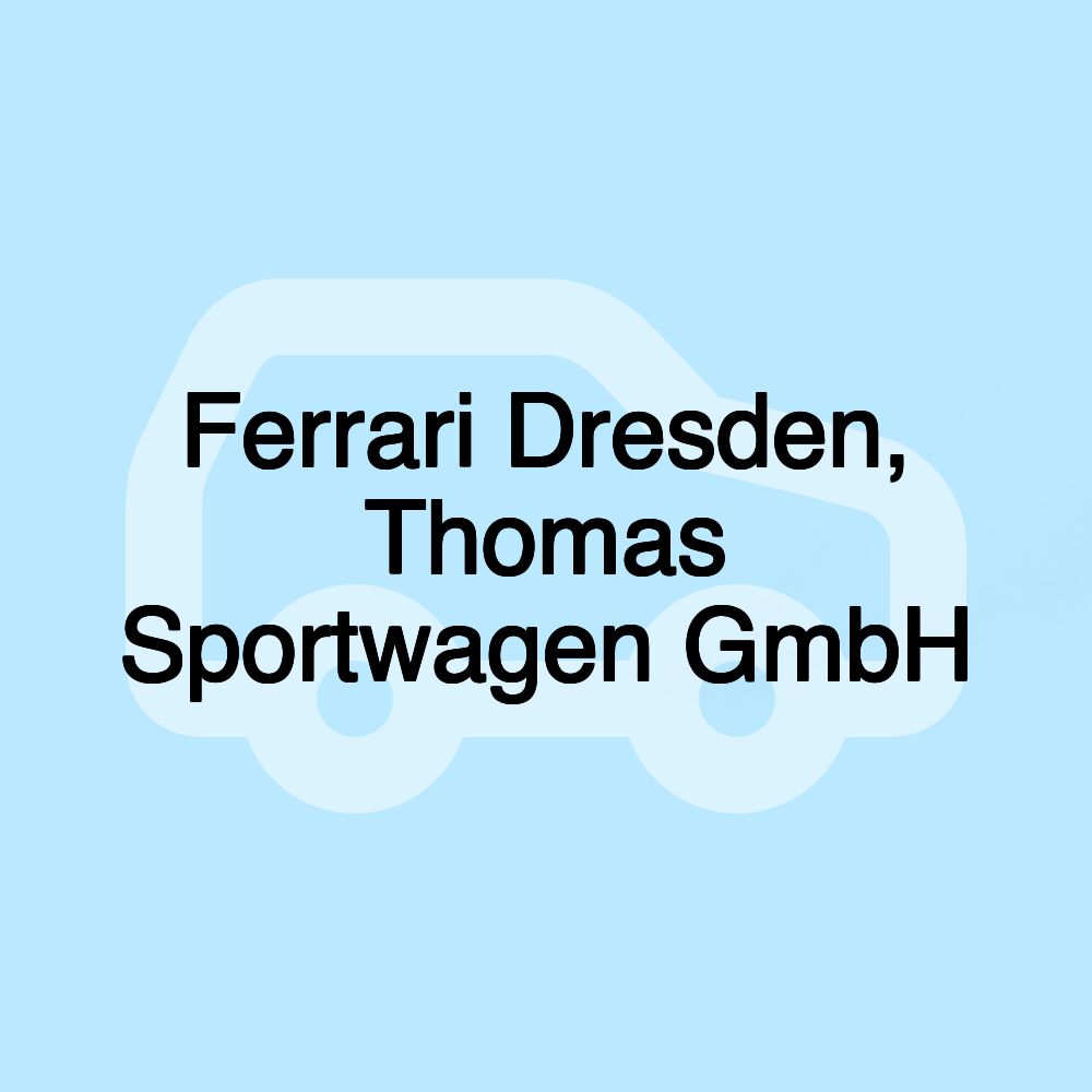 Ferrari Dresden, Thomas Sportwagen GmbH