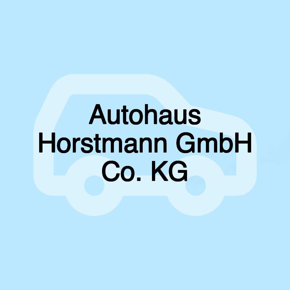 Autohaus Horstmann GmbH Co. KG