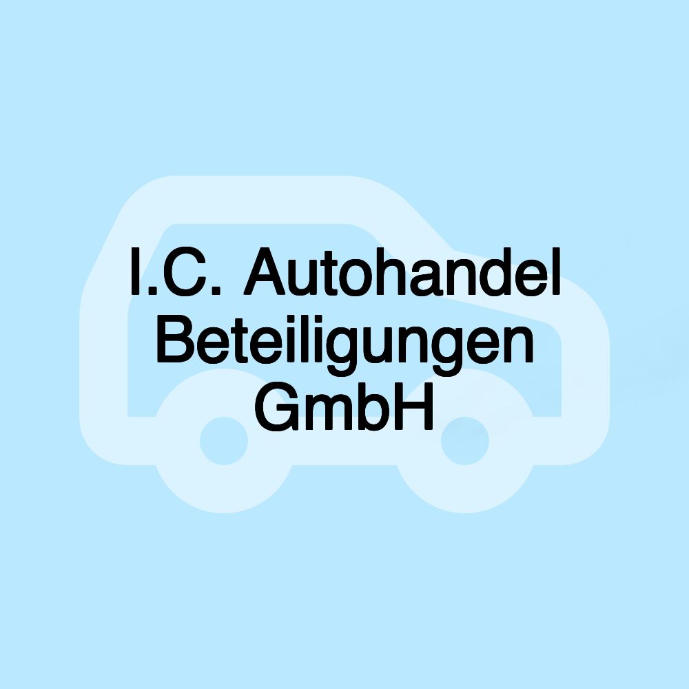 I.C. Autohandel Beteiligungen GmbH