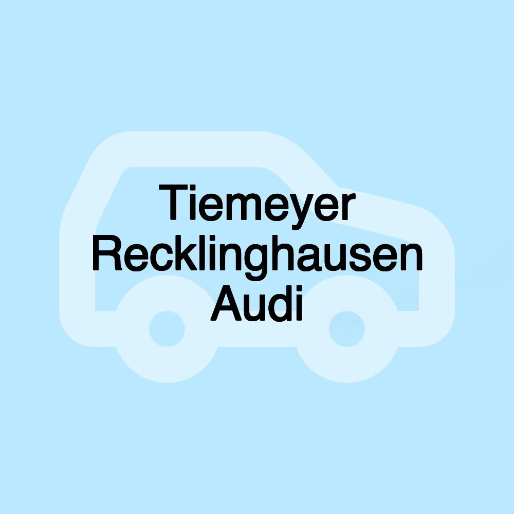 Tiemeyer Recklinghausen Audi