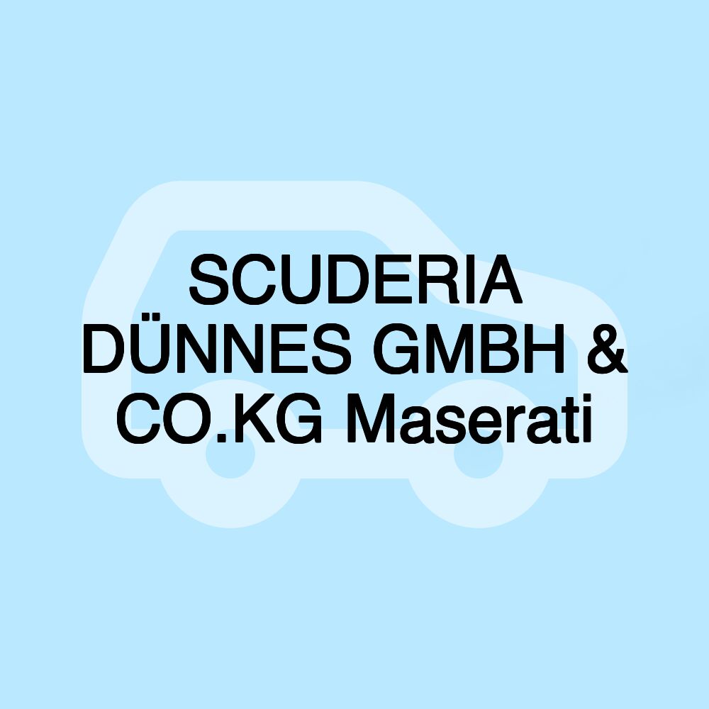 SCUDERIA DÜNNES GMBH & CO.KG Maserati