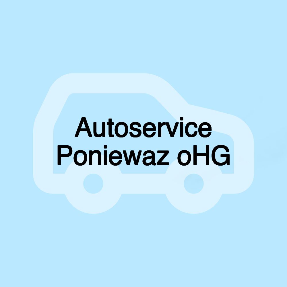 Autoservice Poniewaz oHG