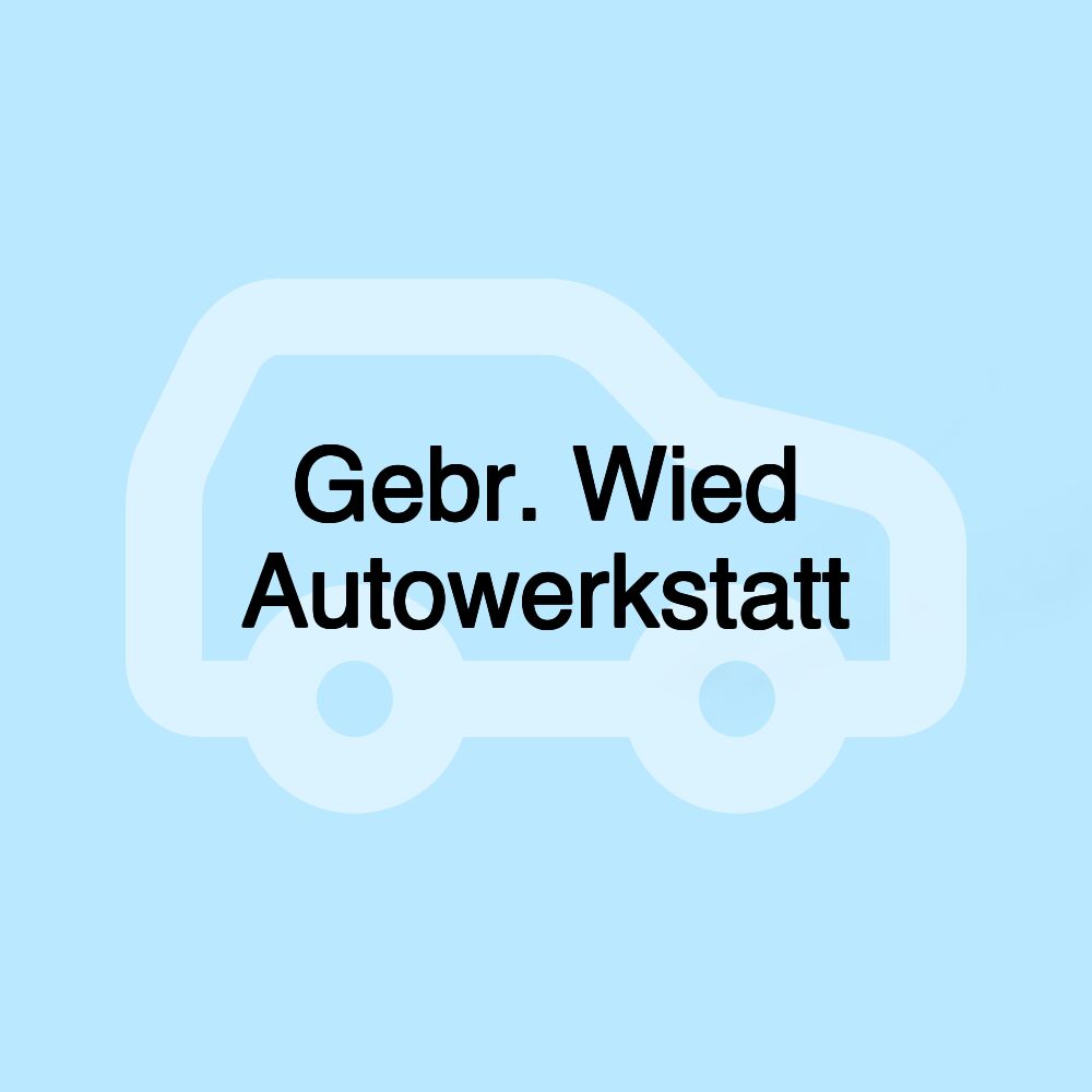 Gebr. Wied Autowerkstatt