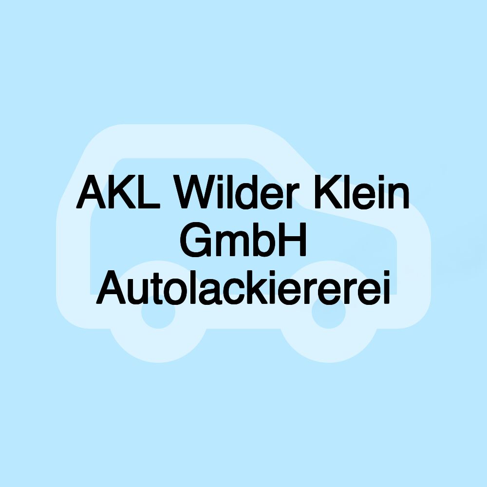 AKL Wilder Klein GmbH Autolackiererei