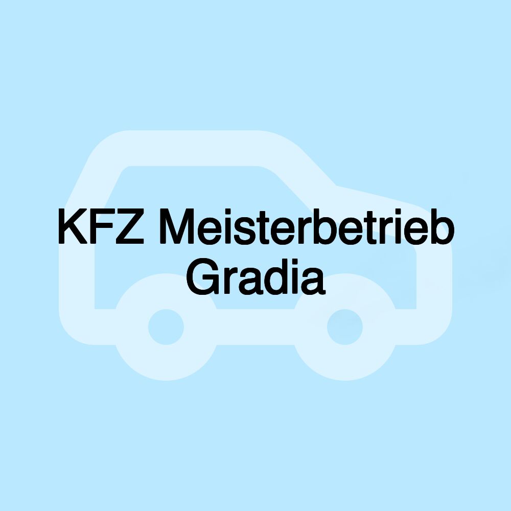 KFZ Meisterbetrieb Gradia