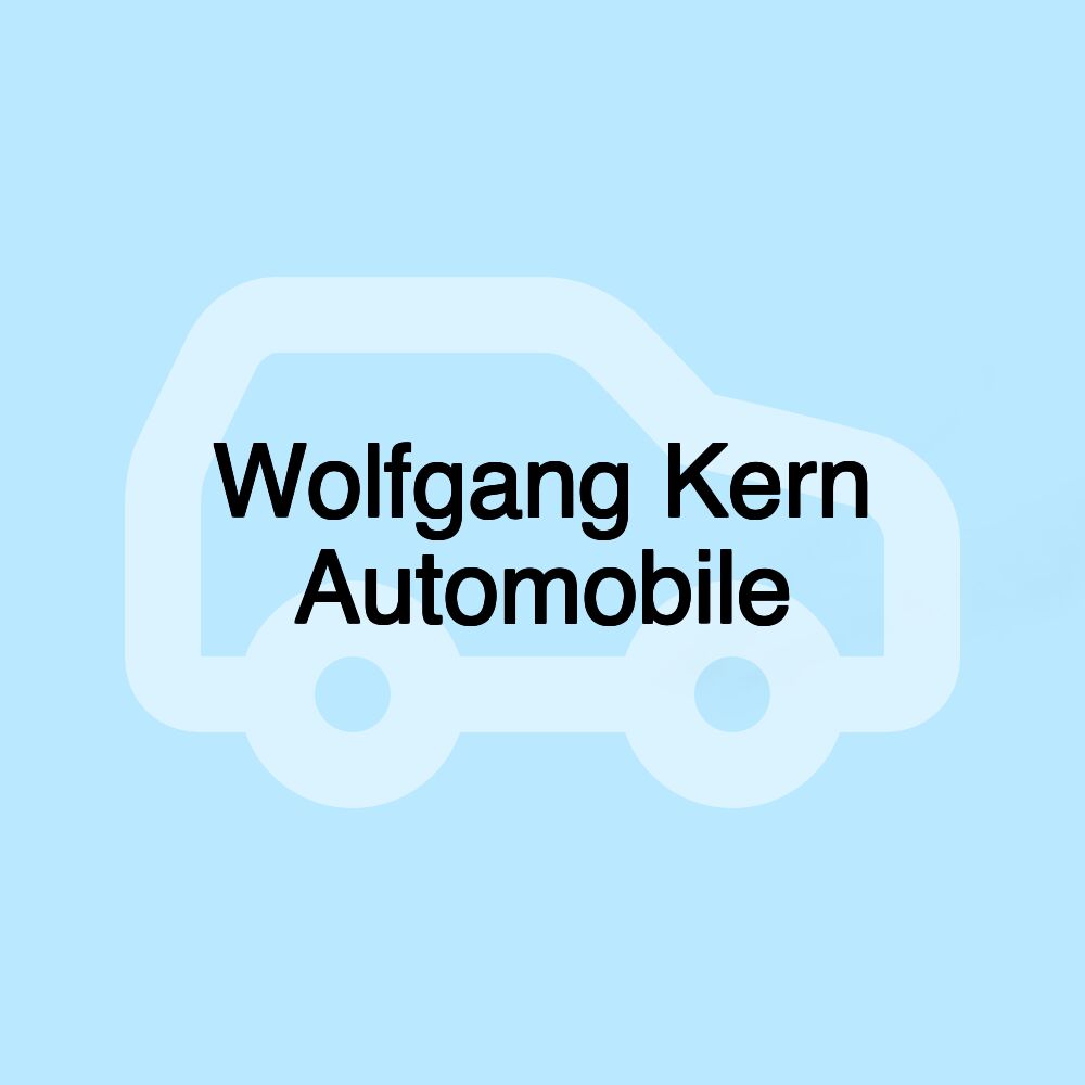 Wolfgang Kern Automobile