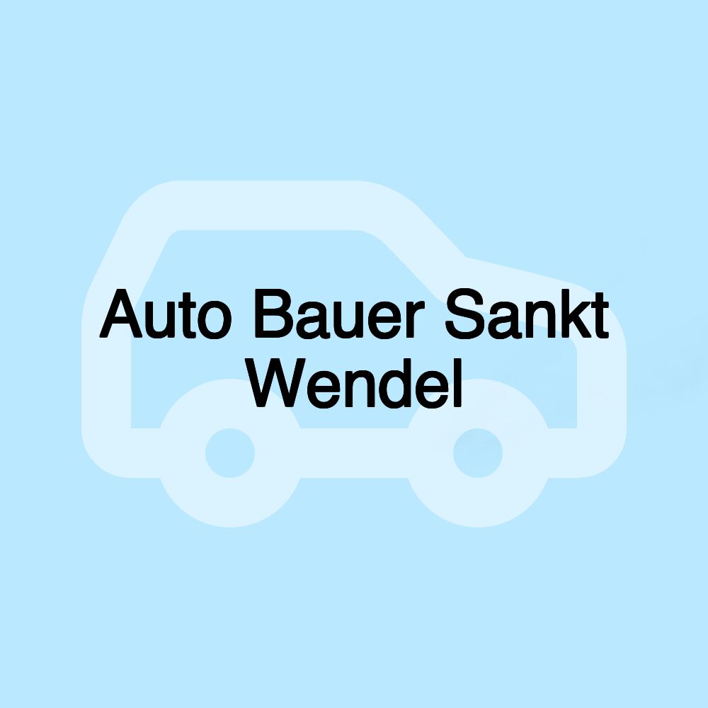 Auto Bauer Sankt Wendel