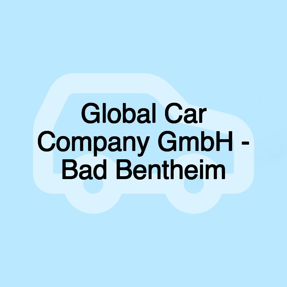 Global Car Company GmbH - Bad Bentheim