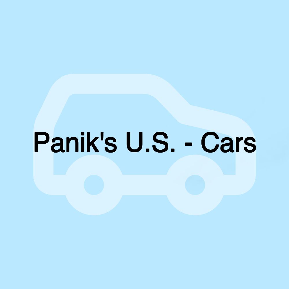 Panik's U.S. - Cars