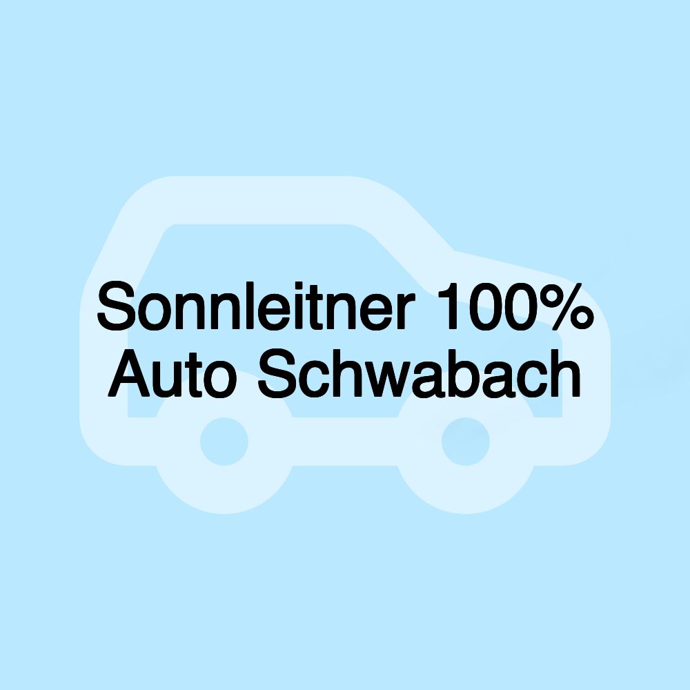 Sonnleitner 100% Auto Schwabach