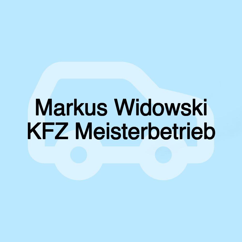 Markus Widowski KFZ Meisterbetrieb