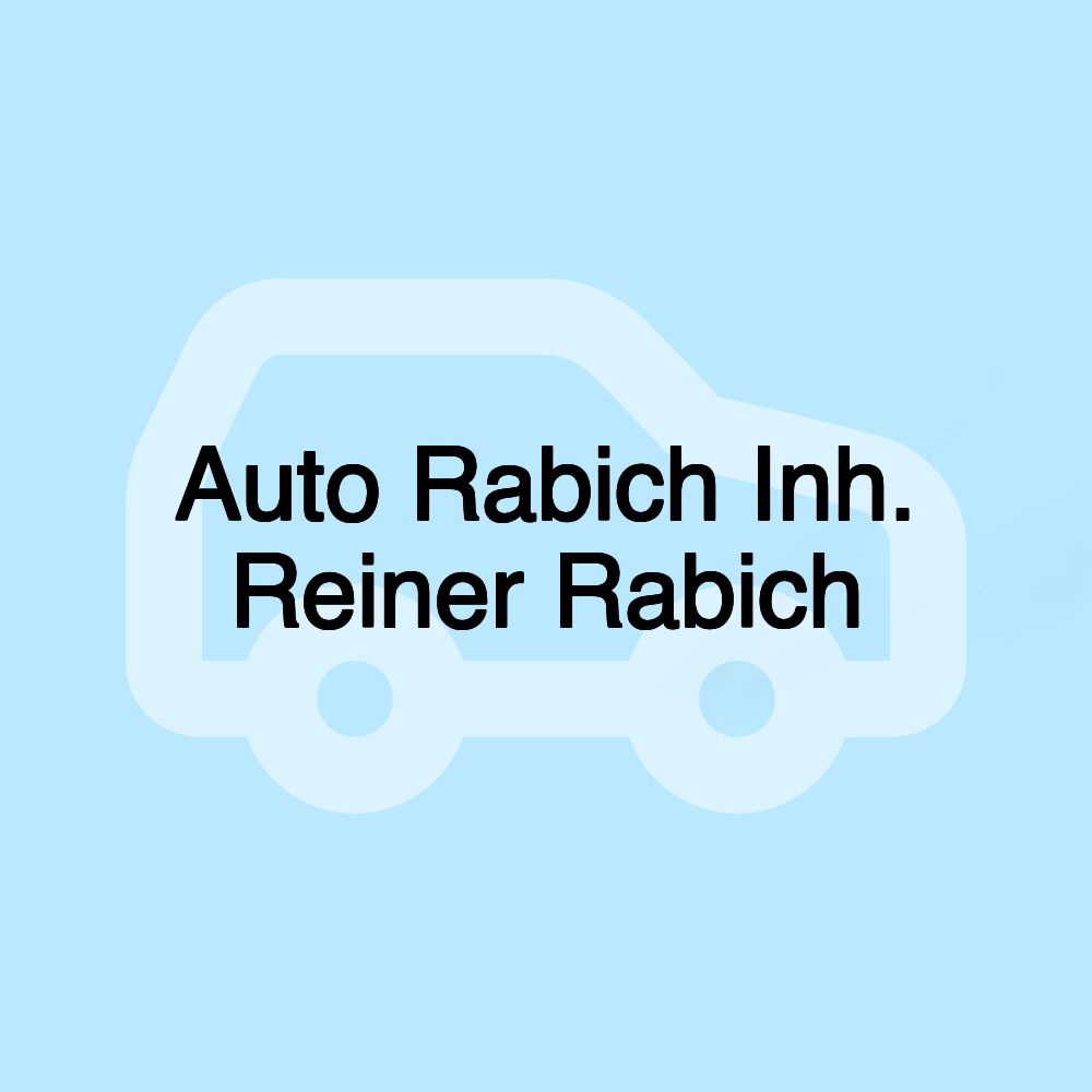 Auto Rabich Inh. Reiner Rabich