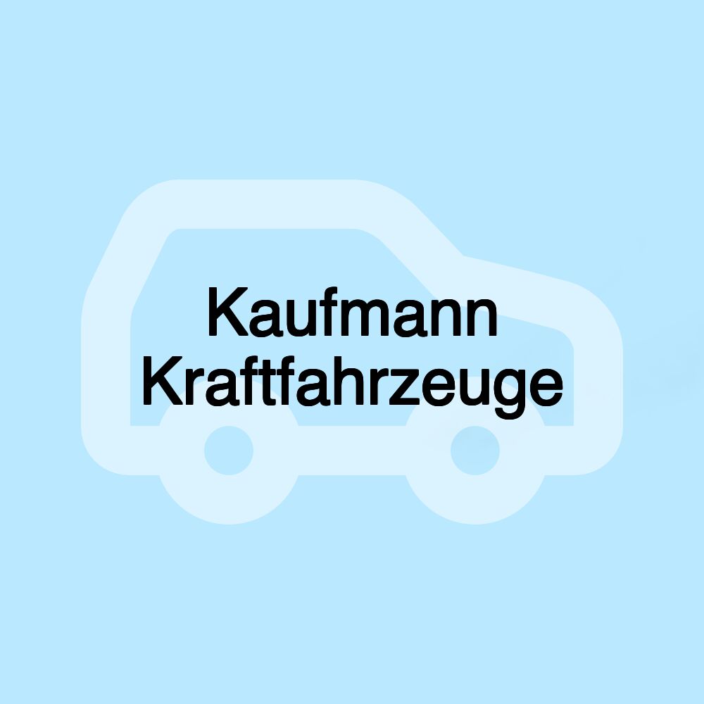 Kaufmann Kraftfahrzeuge