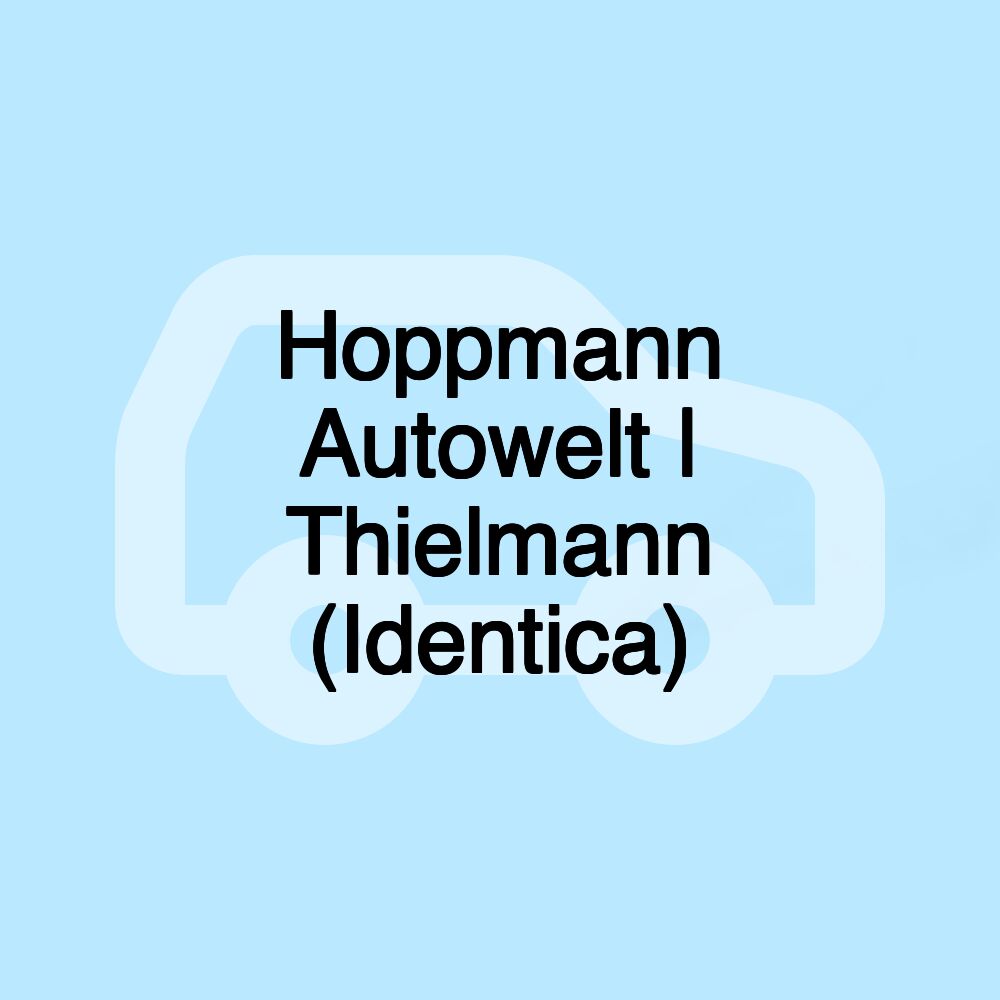 Hoppmann Autowelt | Thielmann (Identica)