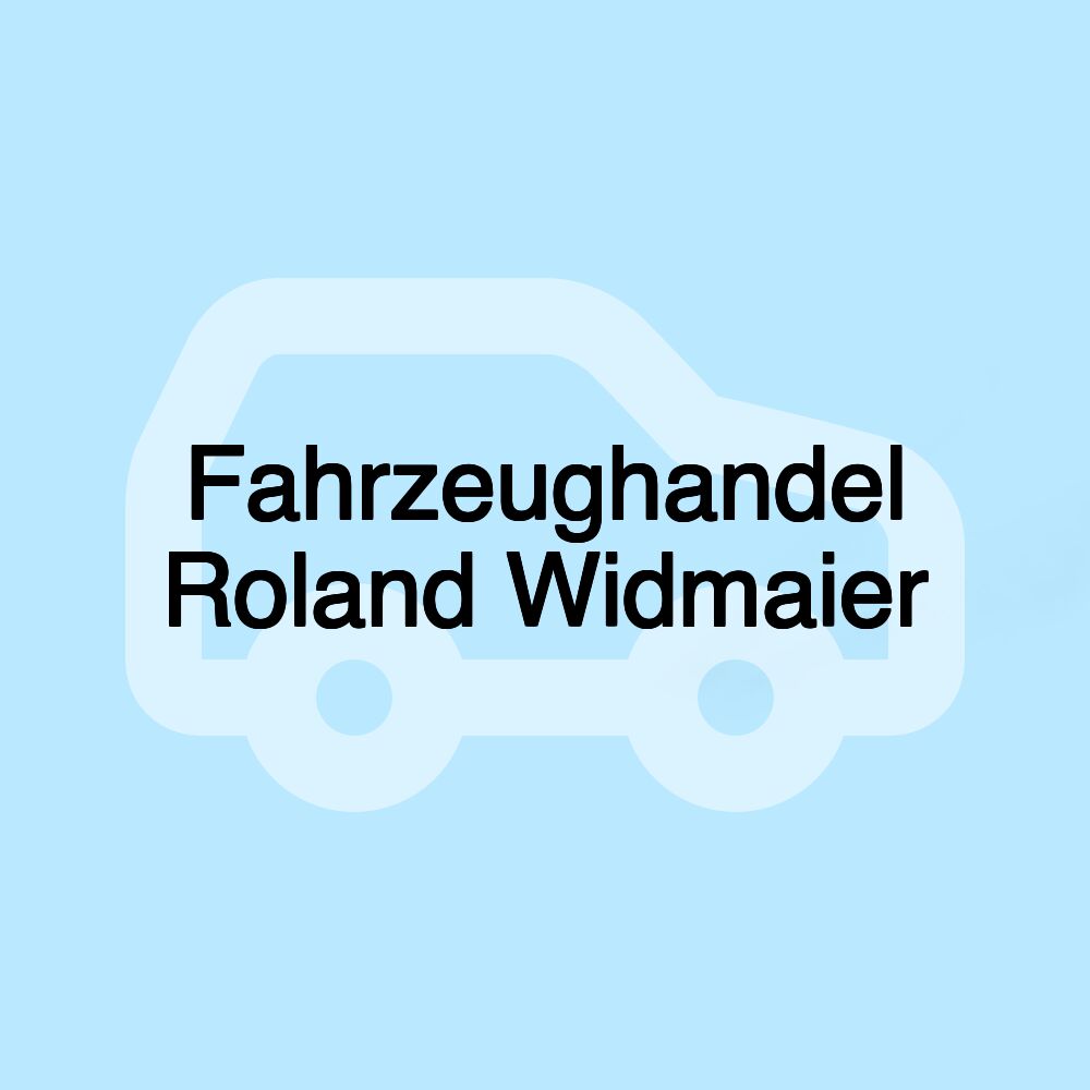 Fahrzeughandel Roland Widmaier