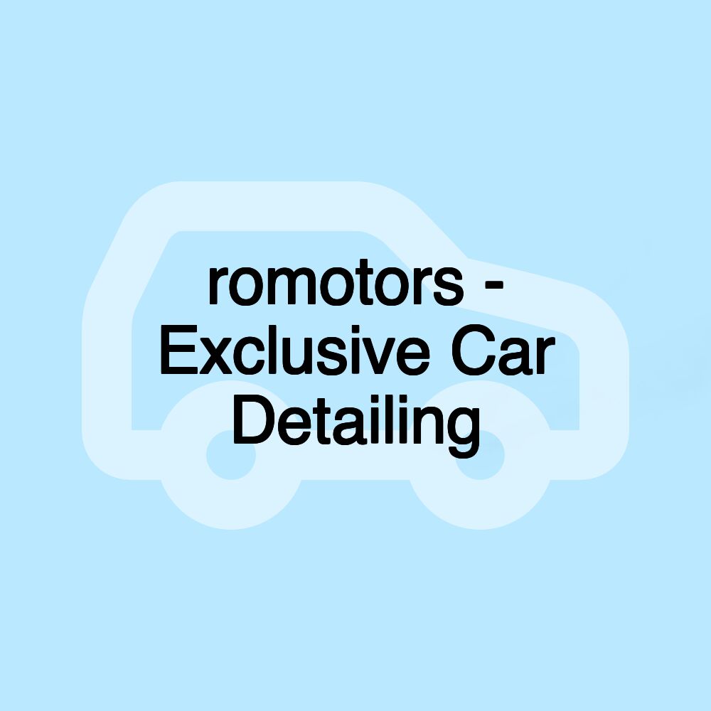 romotors - Exclusive Car Detailing