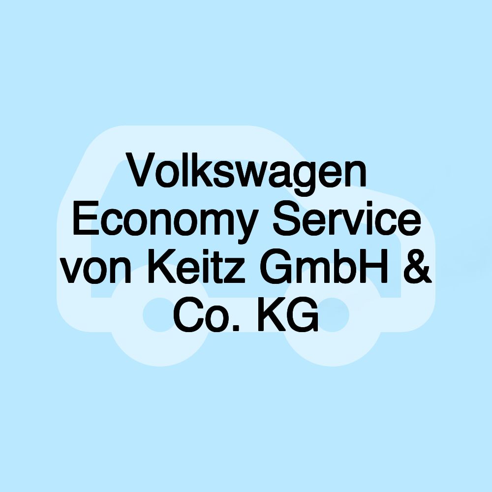 Volkswagen Economy Service von Keitz GmbH & Co. KG