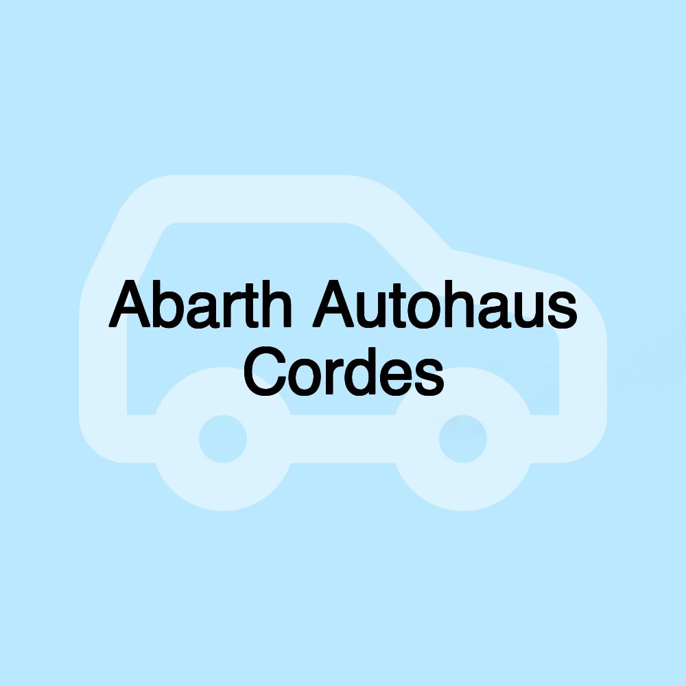 Abarth Autohaus Cordes