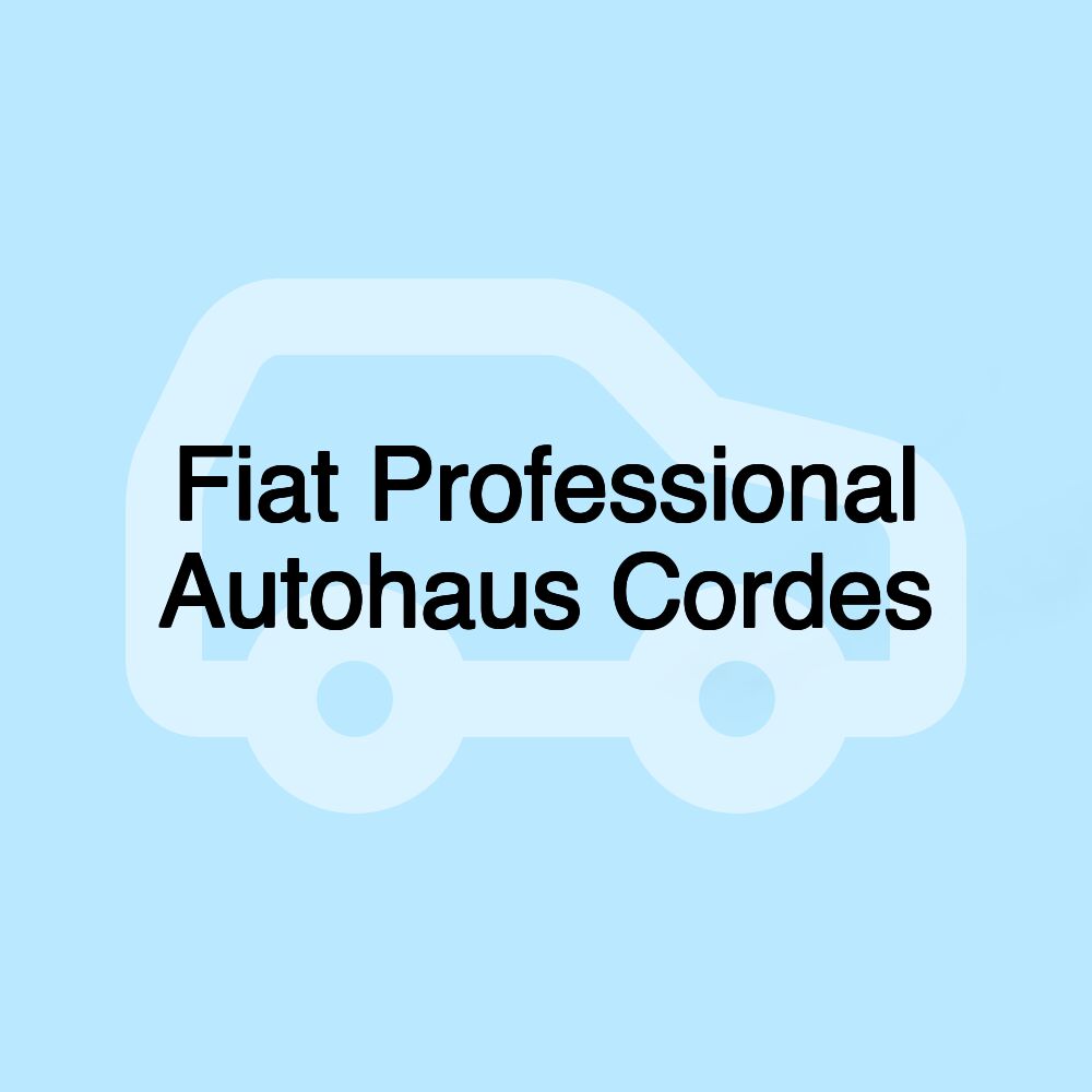 Fiat Professional Autohaus Cordes