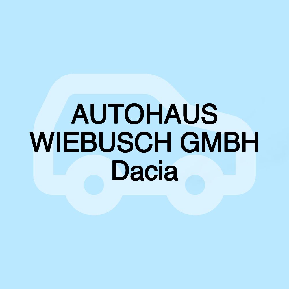 AUTOHAUS WIEBUSCH GMBH Dacia