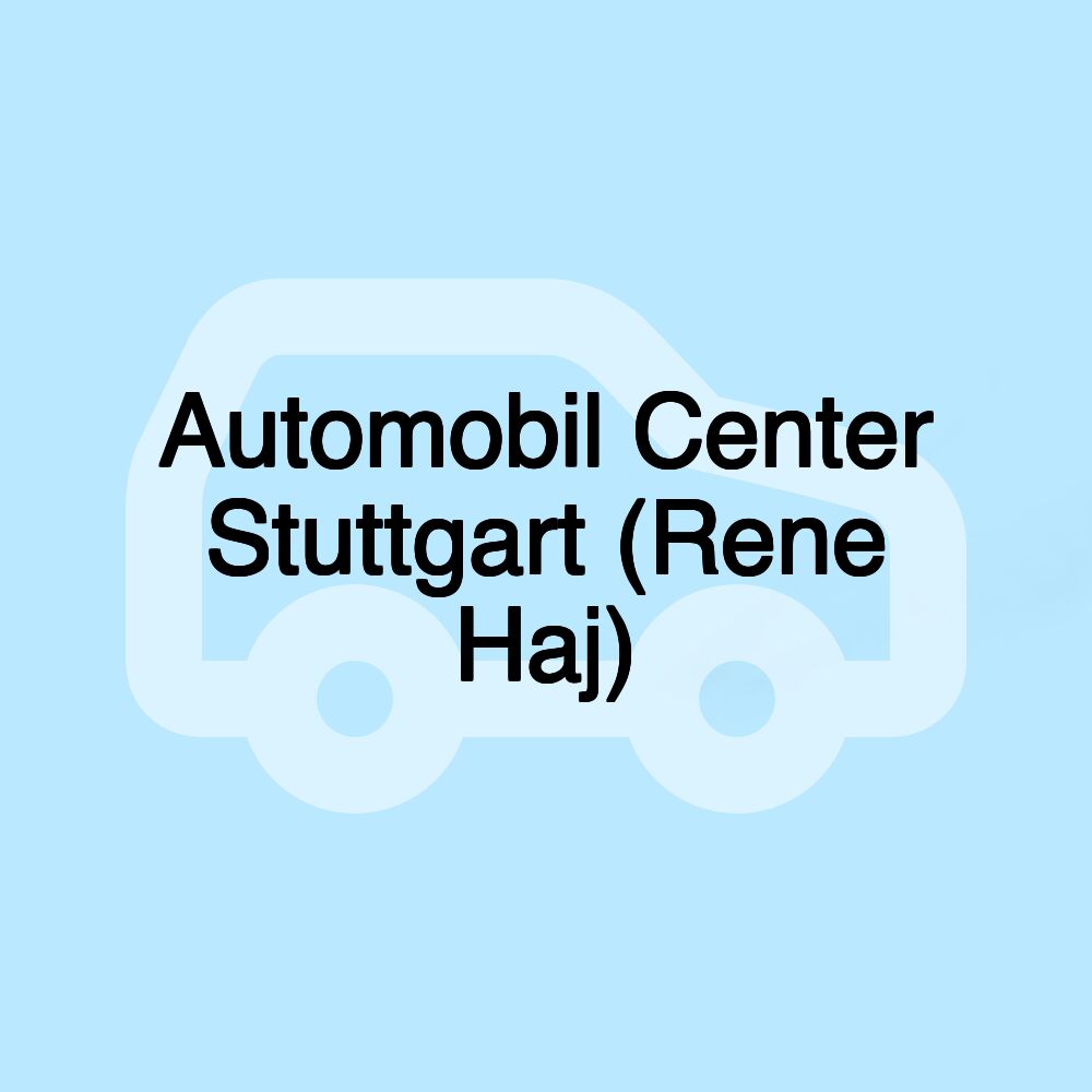 Automobil Center Stuttgart (Rene Haj)