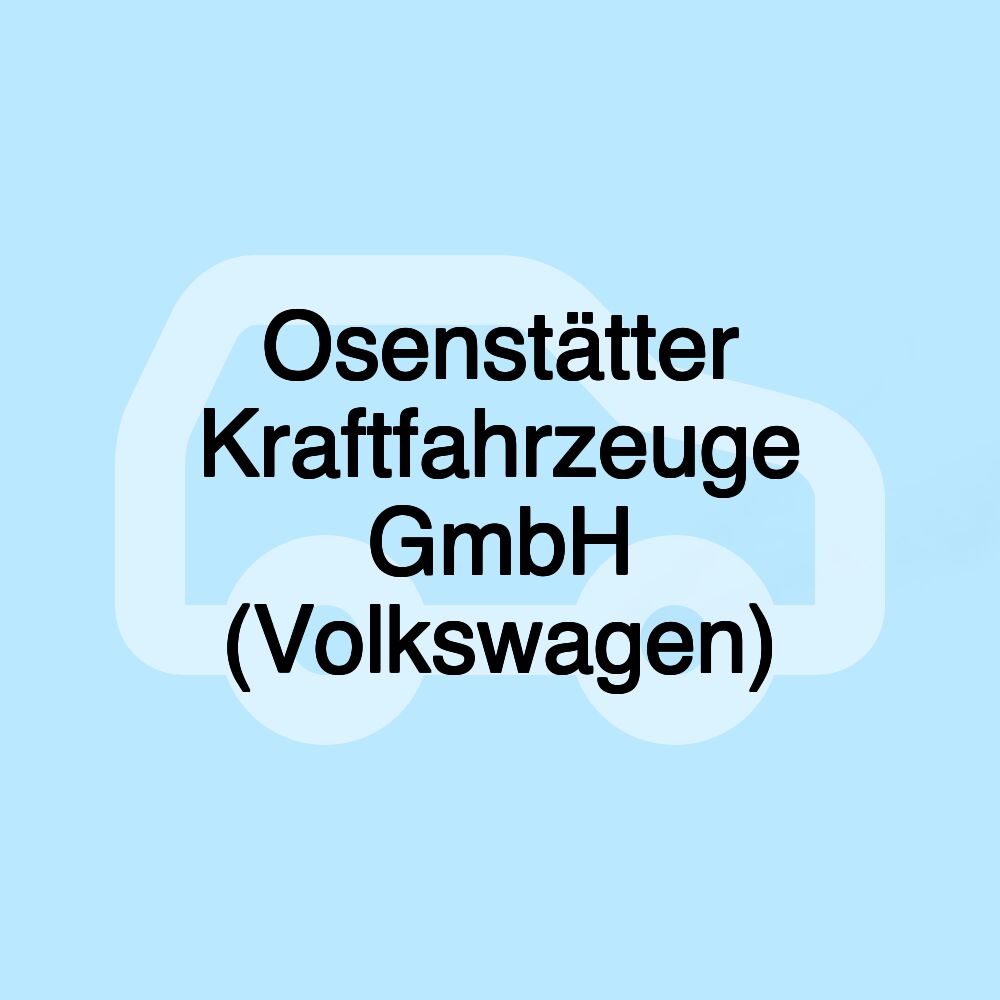 Osenstätter Kraftfahrzeuge GmbH (Volkswagen)