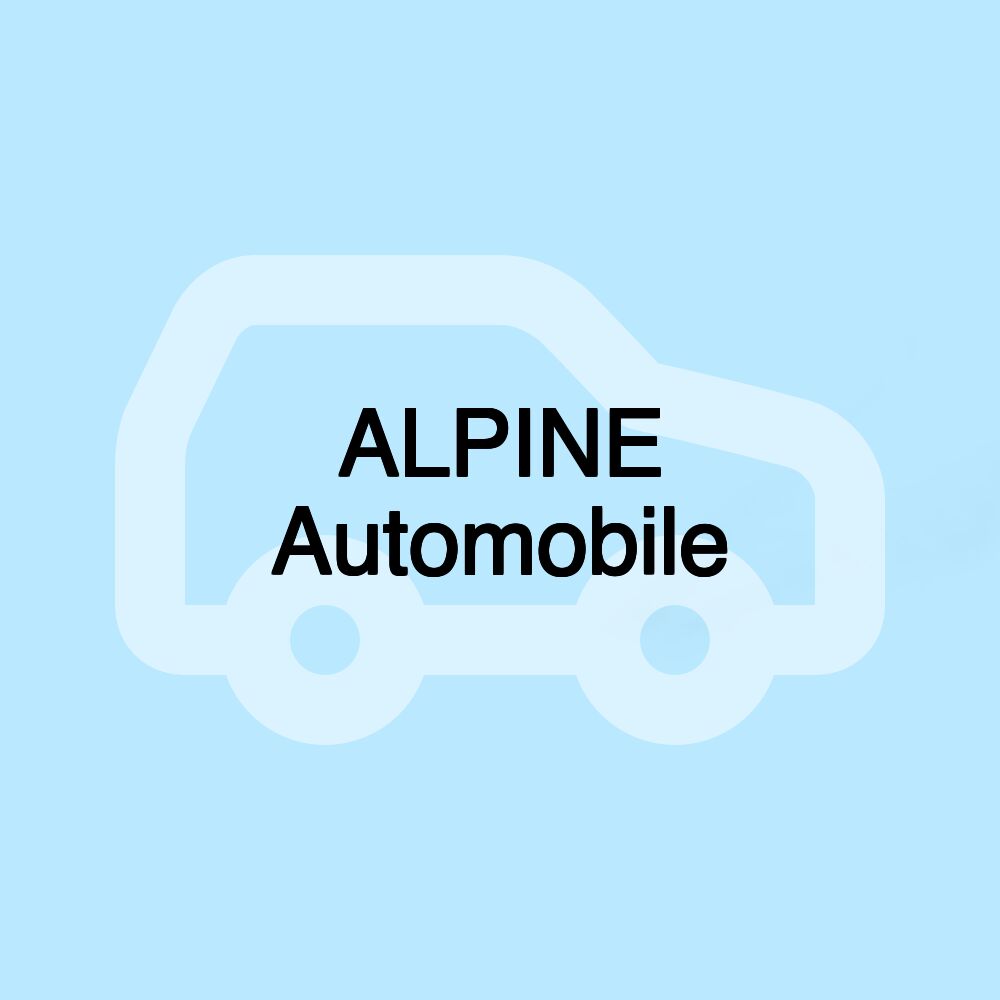 ALPINE Automobile