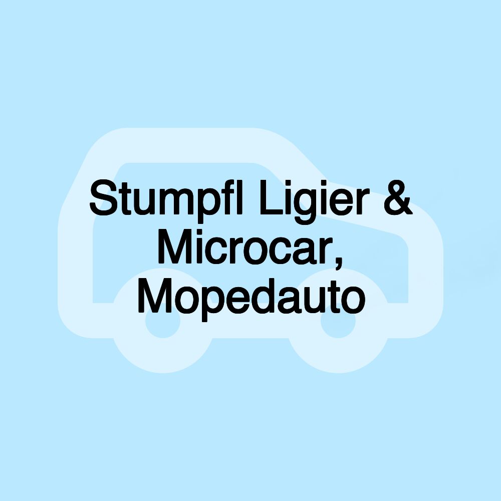 Stumpfl Ligier & Microcar, Mopedauto