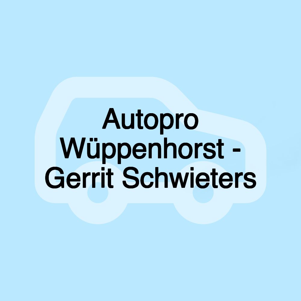 Autopro Wüppenhorst - Gerrit Schwieters