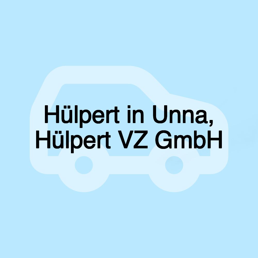 Hülpert in Unna, Hülpert VZ GmbH