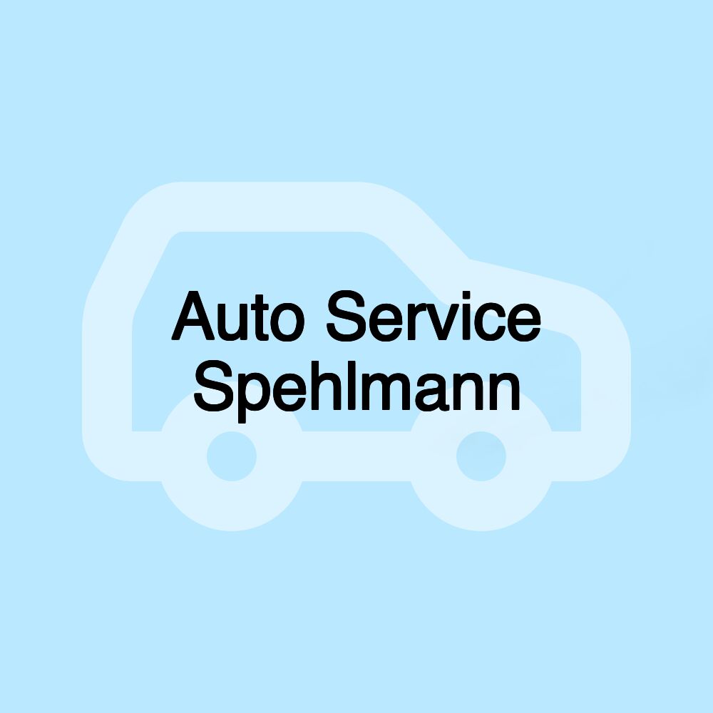 Auto Service Spehlmann