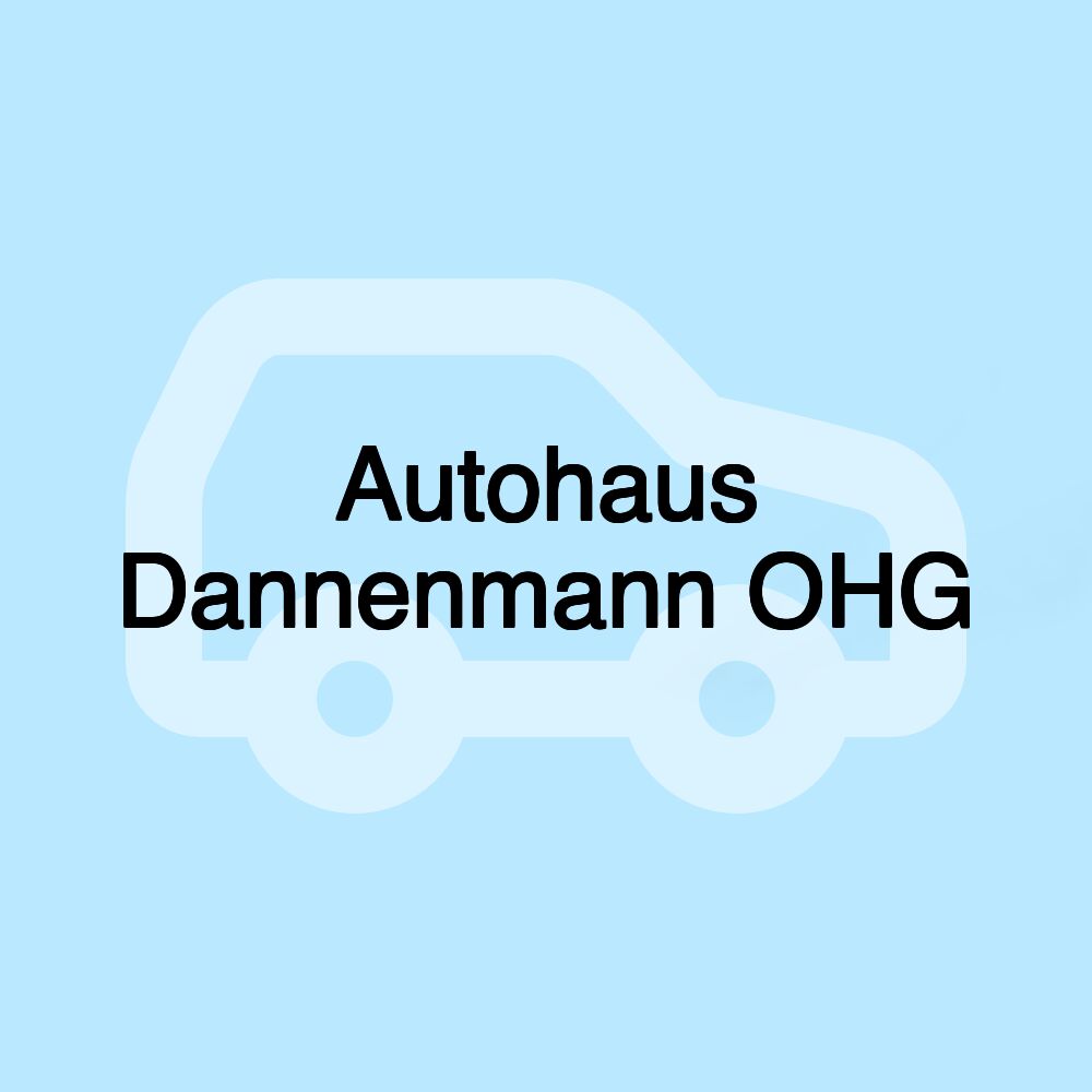 Autohaus Dannenmann OHG