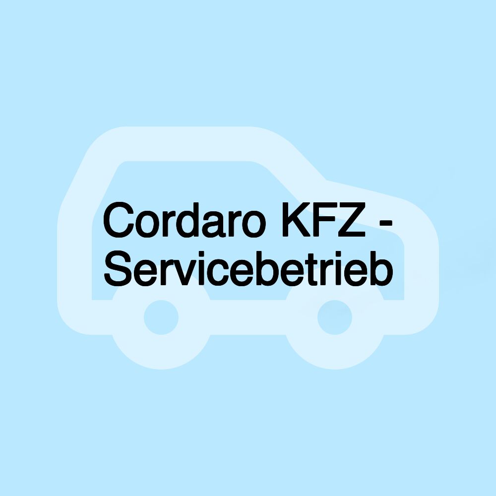 Cordaro KFZ - Servicebetrieb