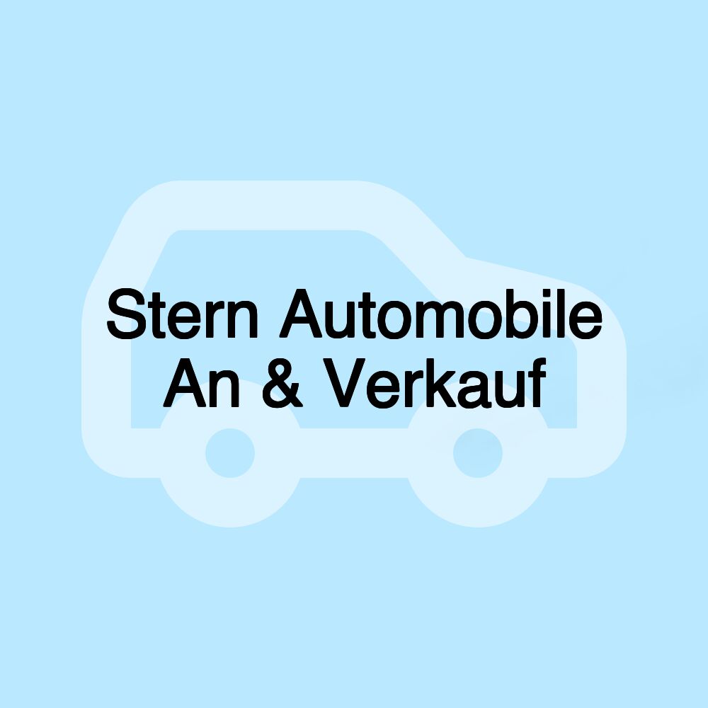 Stern Automobile An & Verkauf