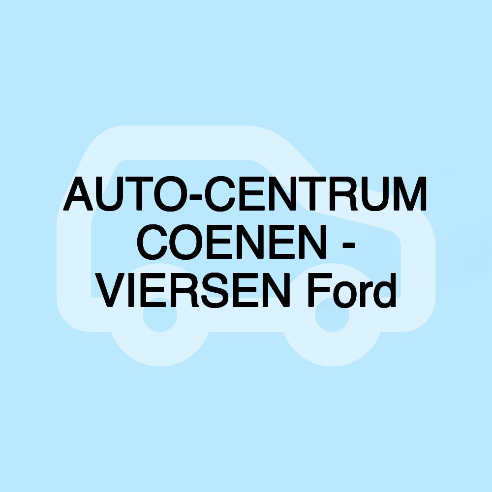 AUTO-CENTRUM COENEN - VIERSEN Ford