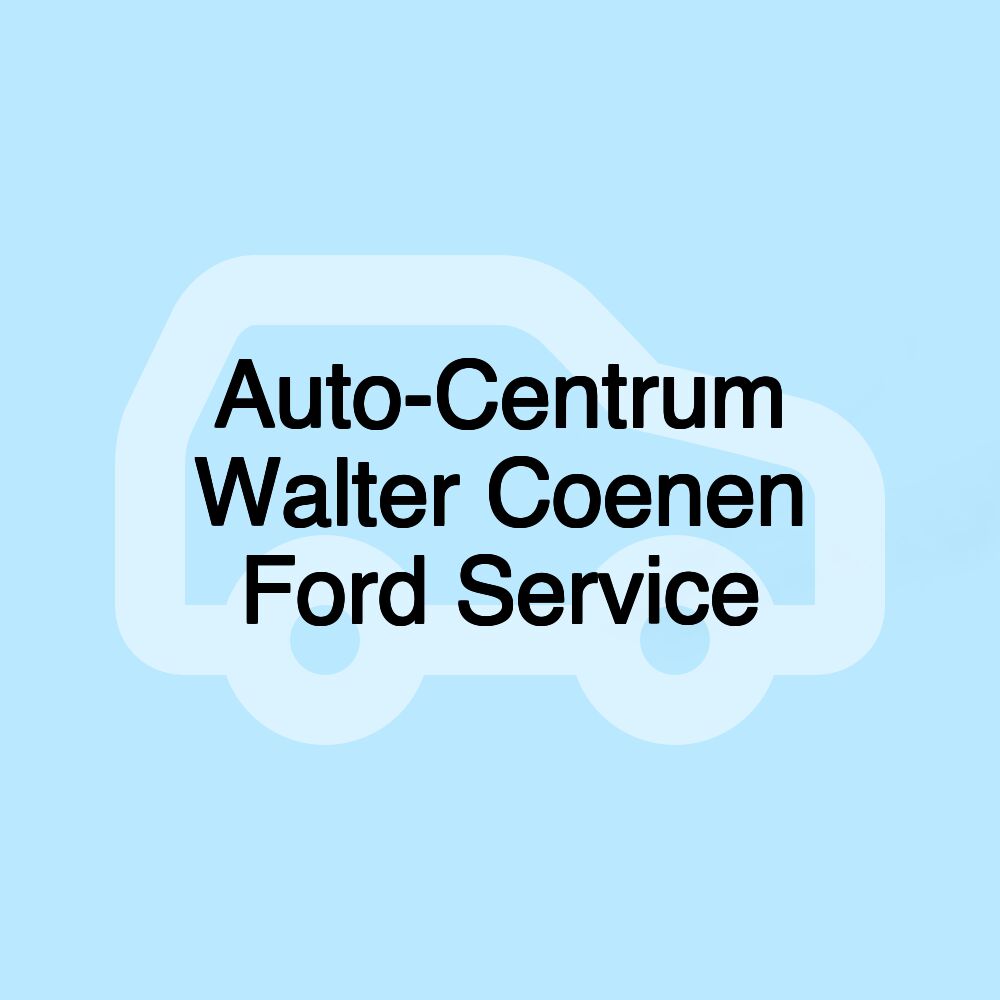 Auto-Centrum Walter Coenen Ford Service