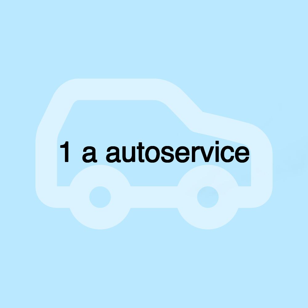 1 a autoservice