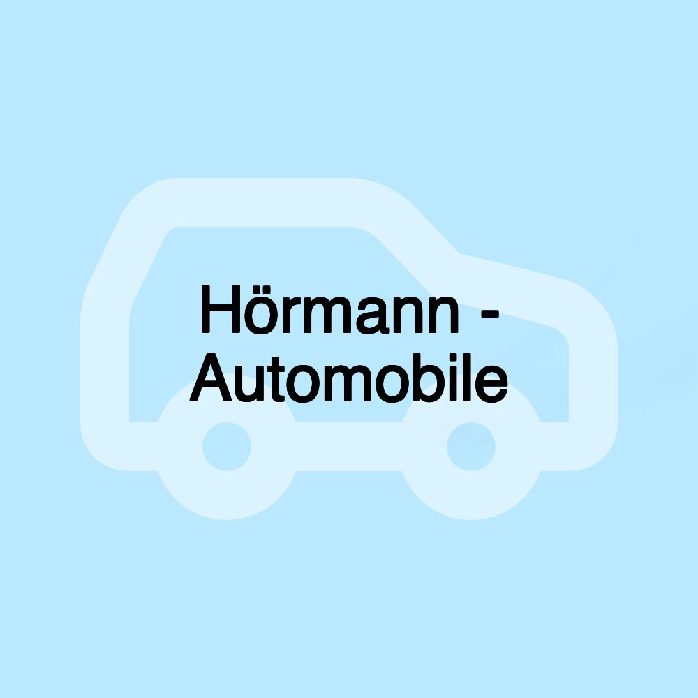 Hörmann - Automobile