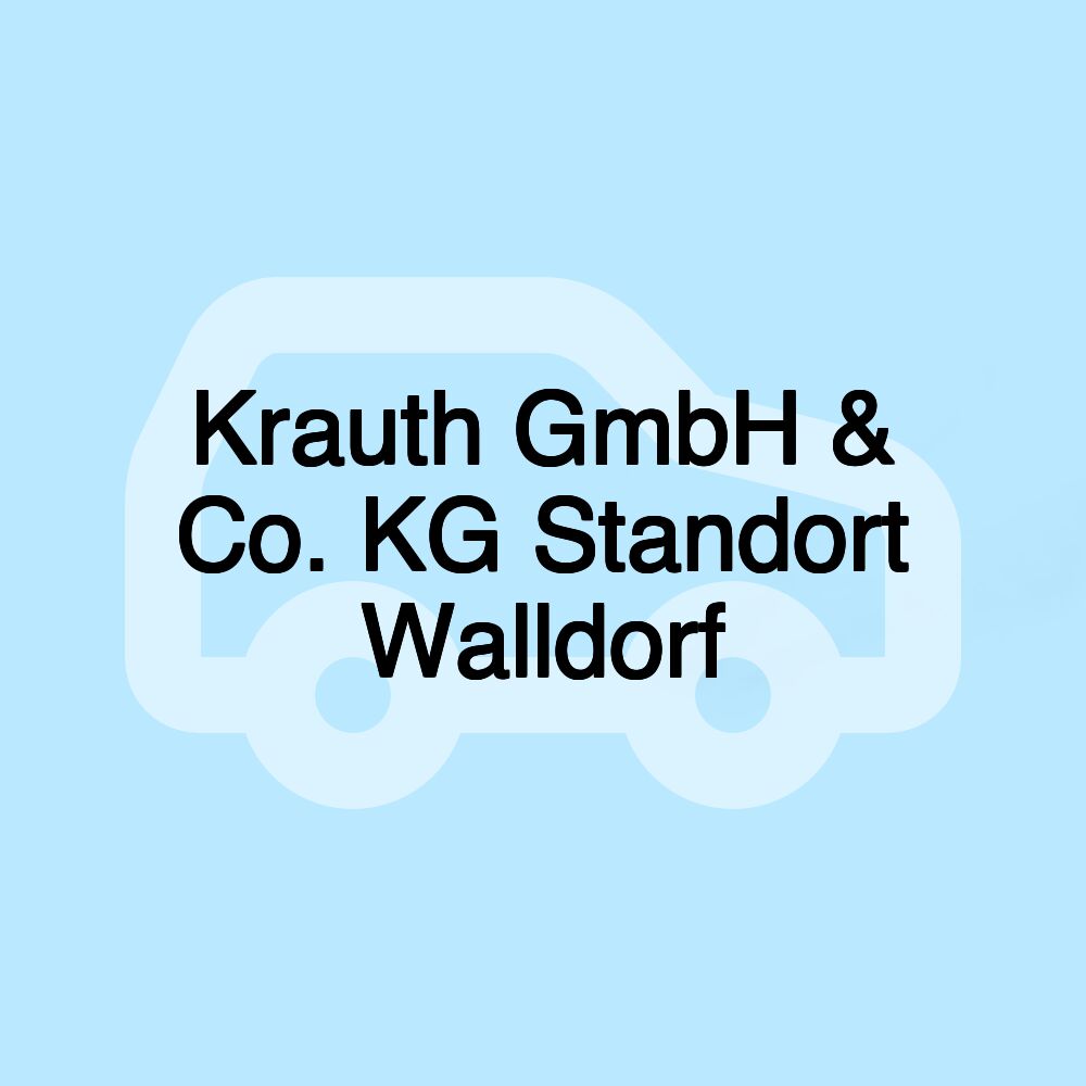 Krauth GmbH & Co. KG Standort Walldorf