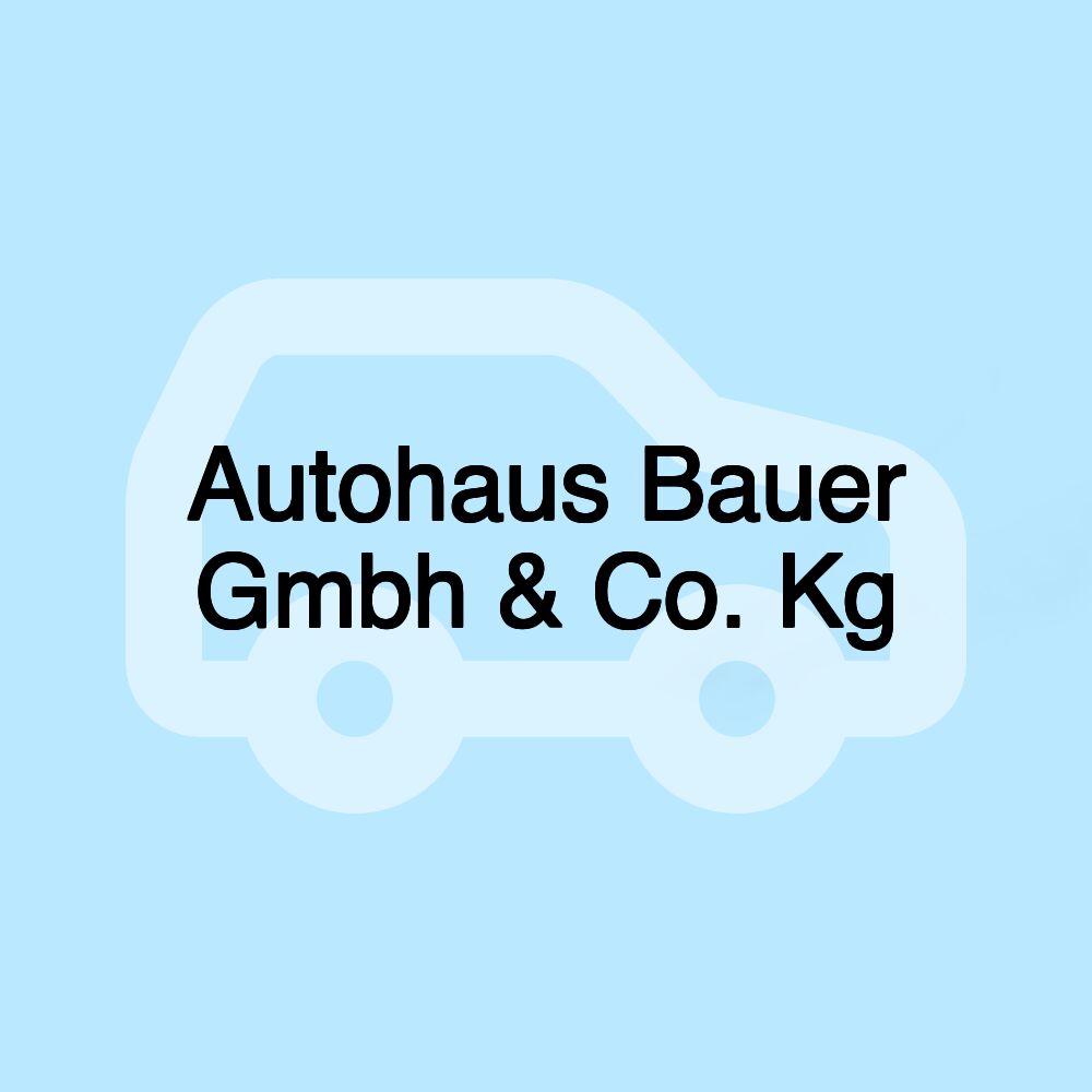 Autohaus Bauer Gmbh & Co. Kg