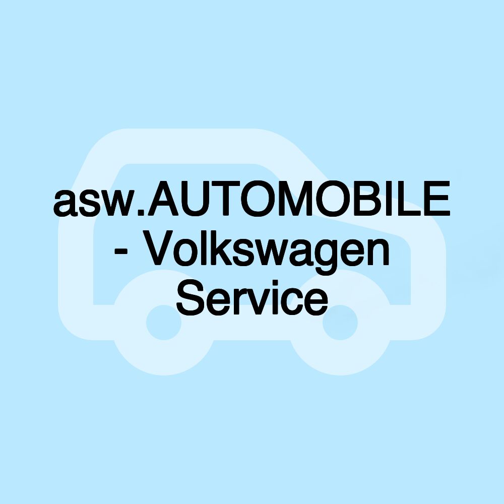 asw.AUTOMOBILE - Volkswagen Service